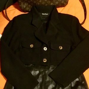 Black bolero /crop style jacket